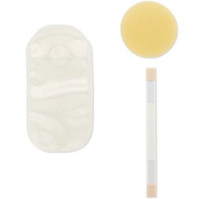 Hollister Pouchkins One-Piece Flat Standard Wear Ultra-Clear Premie Pouch With SoftFlex Skin Barrier