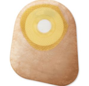 Hollister Premier One-Piece Standard Flat Pre-cut Beige Closed Mini Pouch With SoftFlex Skin Barrier