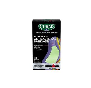 Medline Curad Ironman Performance Series Antibacterial Bandages