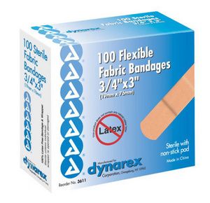 Dynarex Flexible Fabric Adhesive Bandages