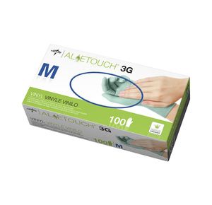 Medline Aloetouch 3G Powder-Free Vinyl Synthetic Exam Gloves