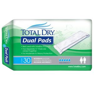 Secure Personal Care TotalDry Dual Pads