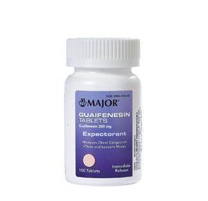 Major Guaifenesin Cold And Cough Relief Tablets