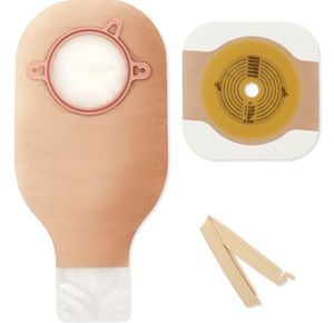 Hollister New Image Two-Piece Standard Wear Cut-to-Fit Ultra-Clear Non sterile Drainable Pouch Kit