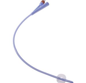Covidien Dover Two-Way 100% Silicone Foley Catheter - 30cc Balloon Capacity