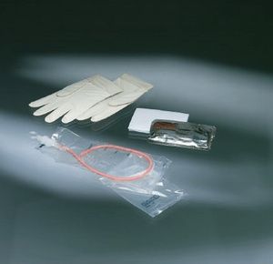 Bard Touchless Male Red Rubber Intermittent Catheter Kit