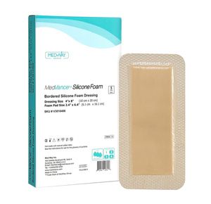 MedVance Bordered Silicone Adhesive Foam Dressing