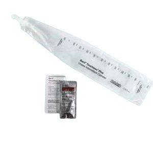 Bard Touchless Plus Unisex Coude Tip Intermittent Catheter Kit - 1100cc Collection Bag