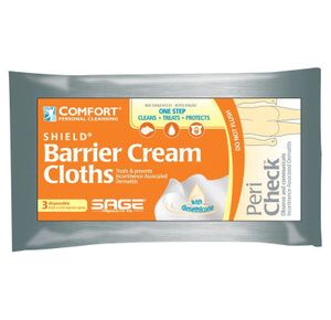 Sage Comfort Shield Barrier Cream Cloth with Dimethicone