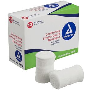 Dynarex Self Adhering Non-Sterile Stretch Gauze Bandage
