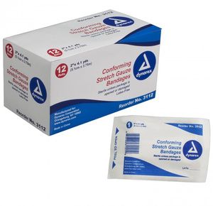 Dynarex Self-Adhering Conforming Stretch Sterile Gauze Bandage