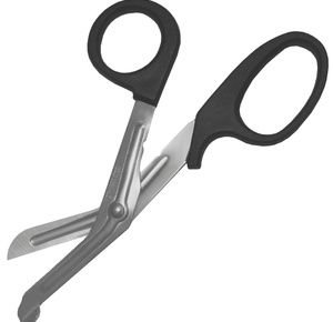 Economy Black Handle Bandage Scissors