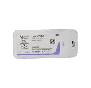 Coated Vicryl Suture with PS-2 Needle
