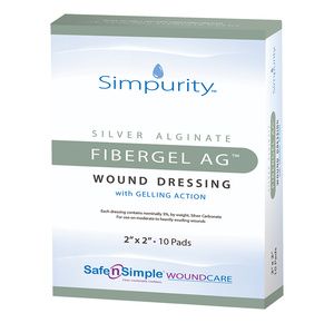 Safe n Simple Simpurity Fibergel AG Wound Dressing