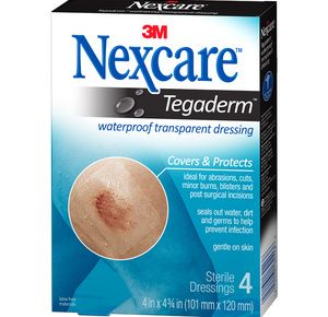 3M Healthcare Nexcare Tegaderm Waterproof Transparent Dressing