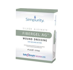 Safe N Simple FiberGel Pad Hydrogel Dressing