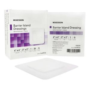 McKesson Composite Barrier Sterile Island Dressing