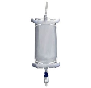Cardinal Health Leg Bag with Latex-Free Hook and Loop Leg Strap and Flocked Backing