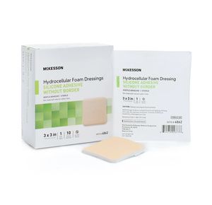 McKesson Hydrocellular Silicone Adhesive Foam Dressing
