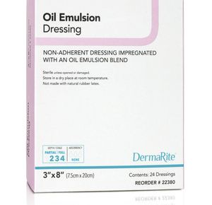 DermaRite Oil Emulsion Non-Adherent Wound Dressing