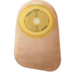 Hollister Premier One-Piece Standard Wear Flat Oval Cut-to-fit Beige 9 Inches Closed-End Pouch