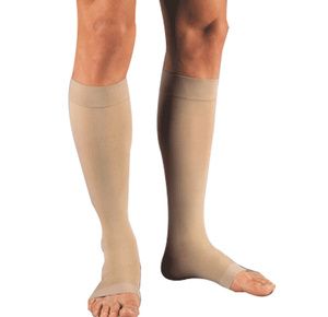BSN Jobst Relief X-Large Full Calf Open Toe Knee-High 20-30 mmHg Firm Compression Stockings