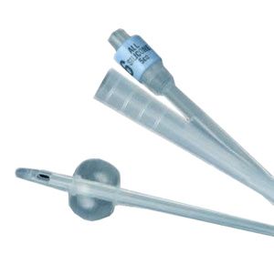 Bard 100% Silicone Two Way Foley Catheter - 5cc Balloon Capacity