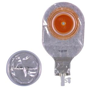 Coloplast Assura One-Piece Flat Standard Cut-To-Fit Transparent Post-Operative Drainable Pouch