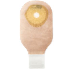 Hollister Premier One-Piece Standard Wear Flat Pre-cut Beige 7 Inches Drainable Pouch With Filter