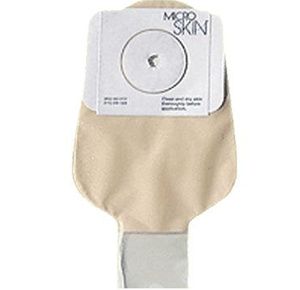 Cymed MicroSkin One-Piece Clear Drainable Pouch With Thick MicroDerm Washer