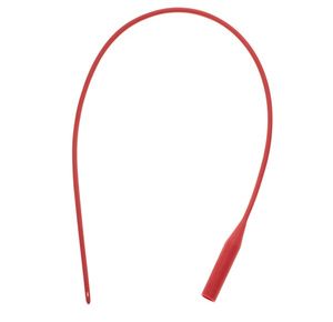 Amsino AMSure Male Latex Red Rubber Urethral Catheter