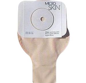 Cymed MicroSkin One-Piece Opaque 9 Inches Drainable Pouch With Thick MicroDerm Plus Washer