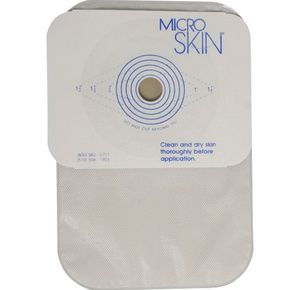 Cymed MicroSkin One-Piece Cut-to-Fit Opaque Closed-End Pouch With Plain Barrier