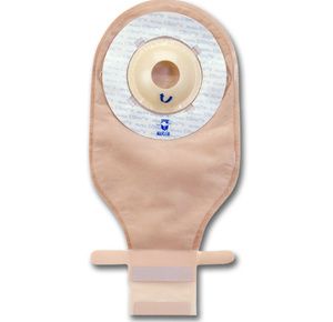 Marlen UltraLite One-Piece Deep Convex Pre-Cut Transparent Drainable Pouch with Skin Shield Barrier