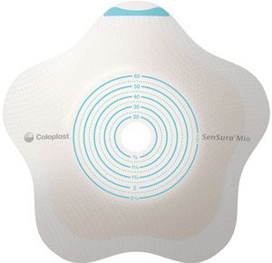 Coloplast Sensura Mio Click Convex Flip Opaque Two-Piece Pre-Cut Barrier