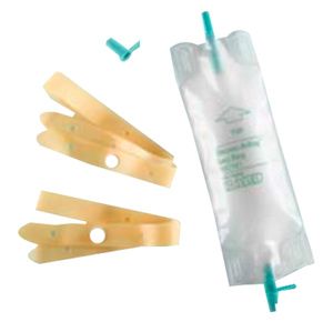 Bard Dispoz-A-Bag Leg Bags With Rubber Cap Valve And Latex Straps