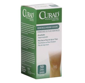 Medline Curad Medi-Strips Reinforced Wound Closure Strips