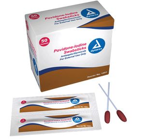 Dynarex Povidone-Iodine Swabsticks