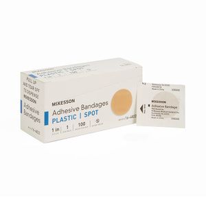 McKesson Sheer Spot Round Adhesive Bandage
