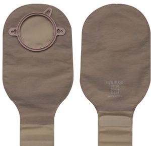 Hollister New Image Two-Piece Drainable Ostomy Pouch With Lock N Roll Microseal Closure