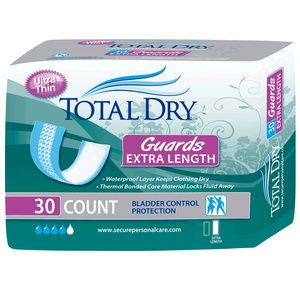 Secure Personal Care TotalDry Extra-Length Guards