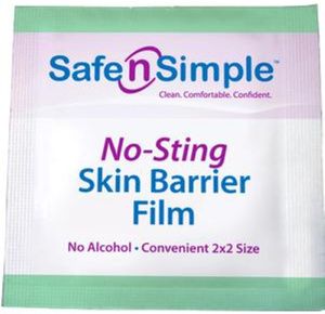 Safe N Simple Alcohol Free No Sting Skin Barrier Wipes