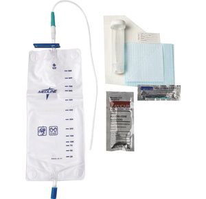 Medline Pre Connected Vinyl Intermittent Catheter Tray