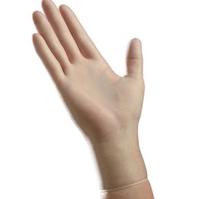 Ambitex Powder Free Clear Disposable Vinyl Gloves