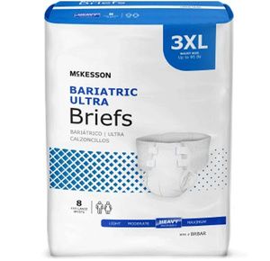 McKesson Ultra Plus Bariatric Tab Closure Adult Briefs