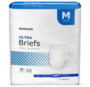 McKesson Ultra Absorbency Tab Closure Adult Disposable Briefs