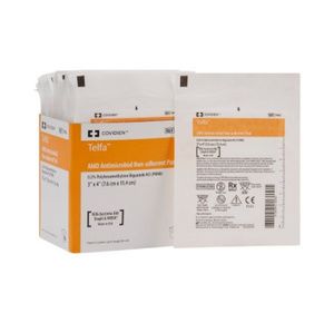 Covidien Telfa AMD Antimicrobial Non Adherent Island Pad Dressing