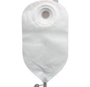 Nu-Hope Classic Round One Piece Urinary Precut Flutter Valve Deep Convex Ostomy Pouch