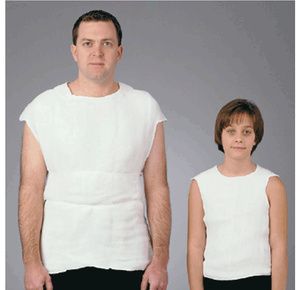DeRoyal Special Shaped Gauze Vest Burn Dressings