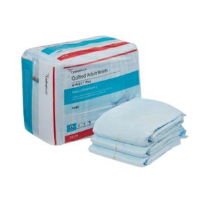 Wings Plus Quilted Adult Briefs - Super Absorbency